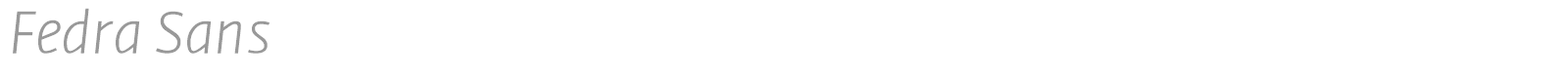 Fedra Sans font preview
